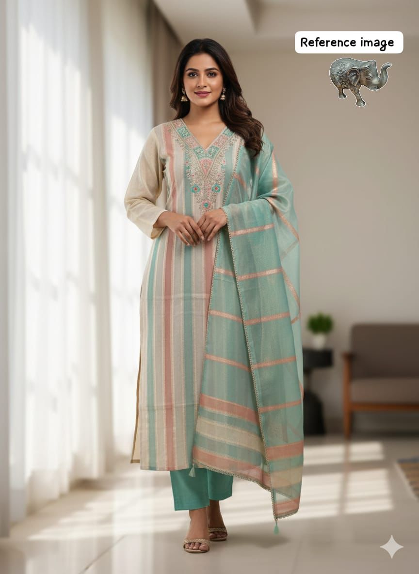 Premium Heavy Simar Silk Kurti Set