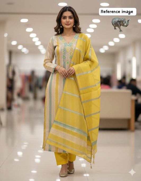 Premium Heavy Simar Silk Kurti Set