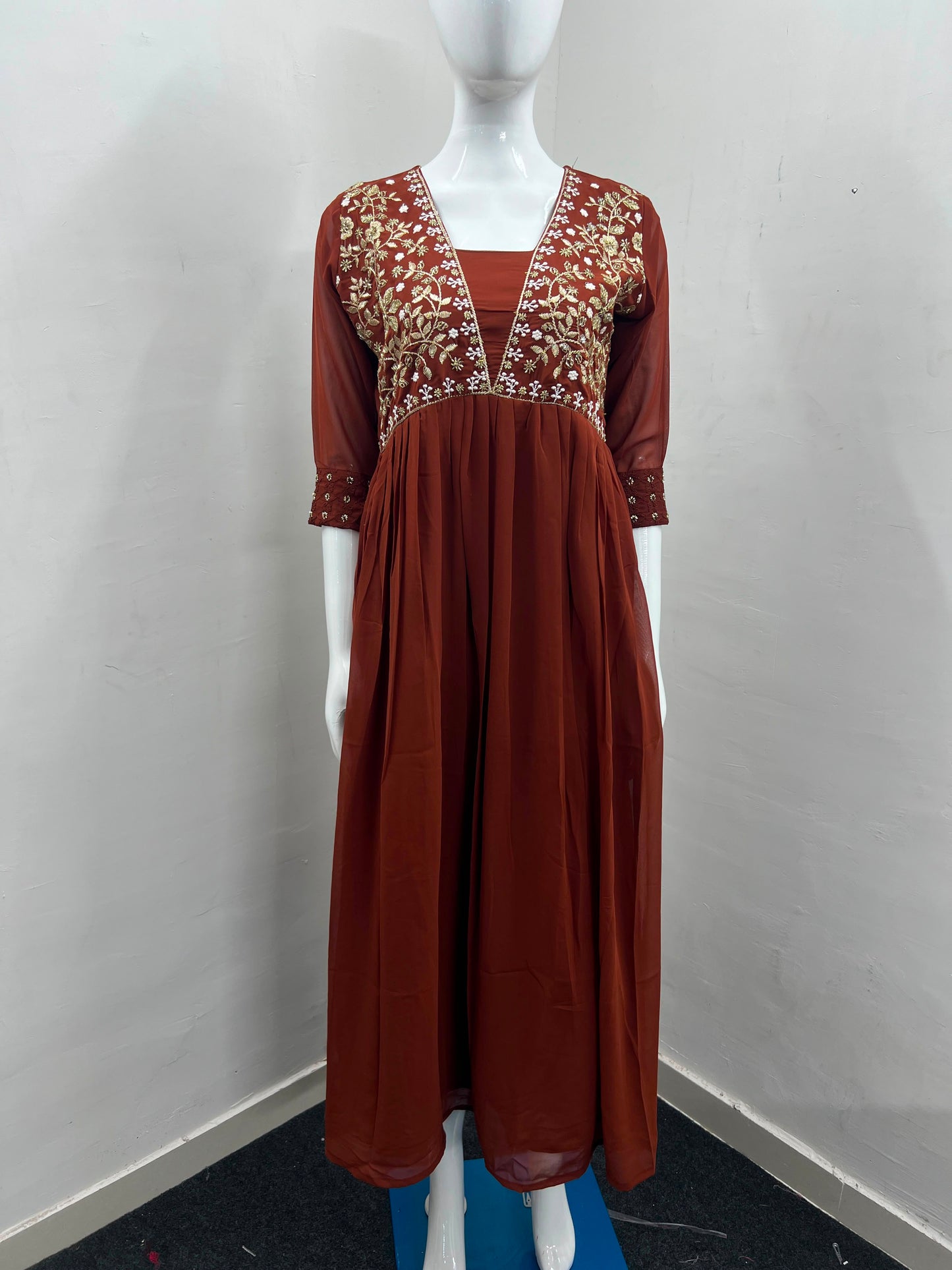 Amayra Embroidered Ready-to-Wear Gown