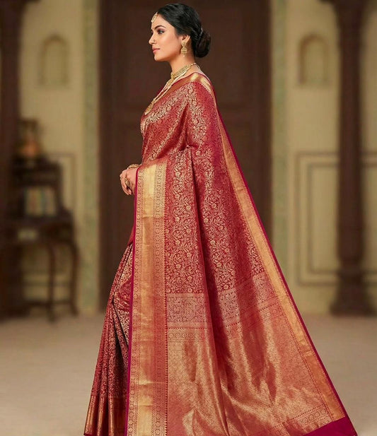Premium Soft Lichi Silk Sarees